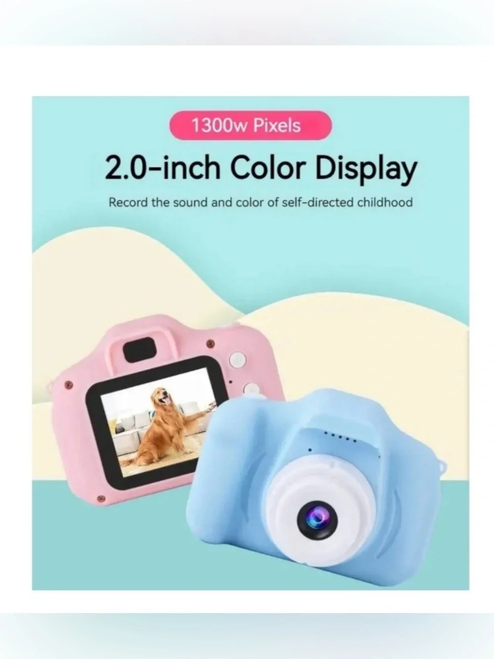 Children's Digital Camera - Light Blue